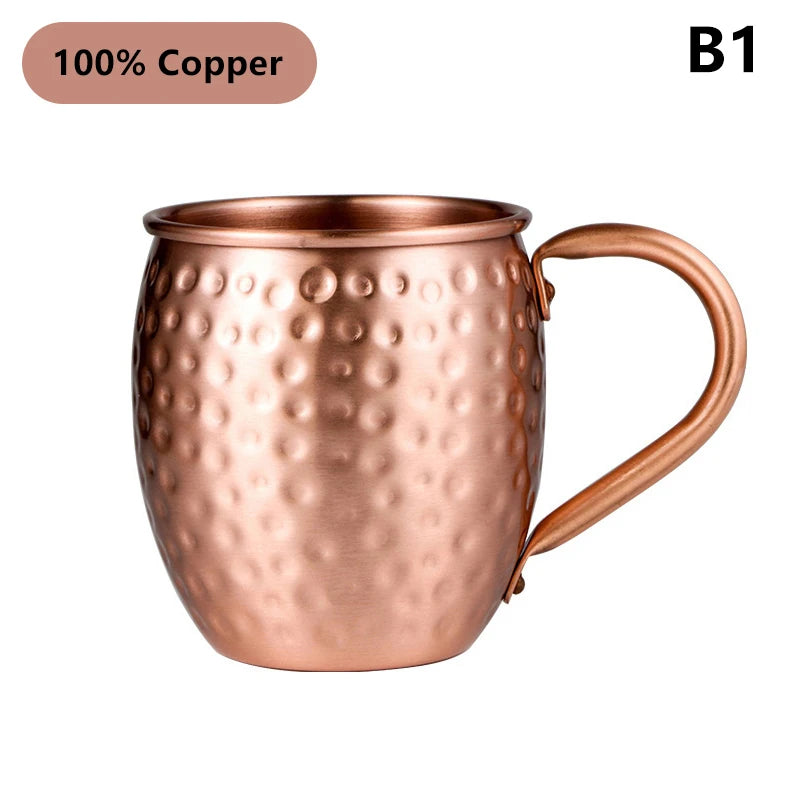 530ml Hammered Copper Moscow Mule Mug