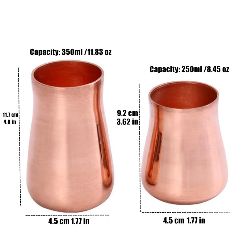 Vintage Handcrafted Pure Copper Breakfast Mug