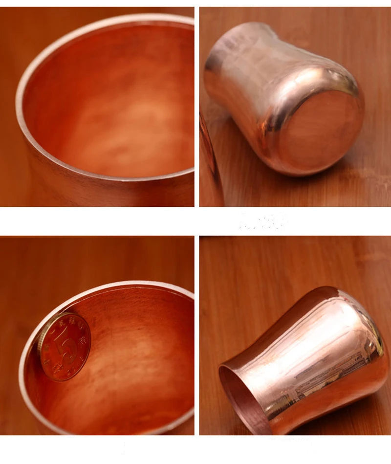 Vintage Handcrafted Pure Copper Breakfast Mug