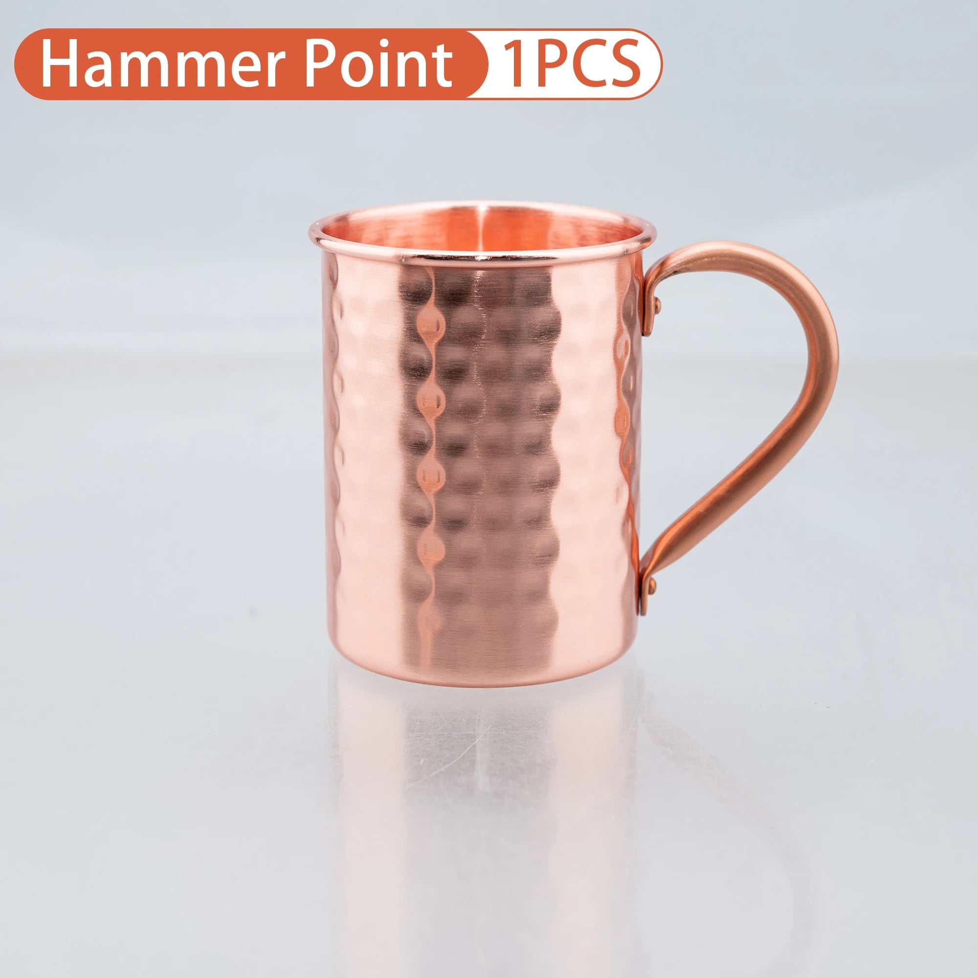 400ml Luxury Hammered Pure Copper Mule Mug