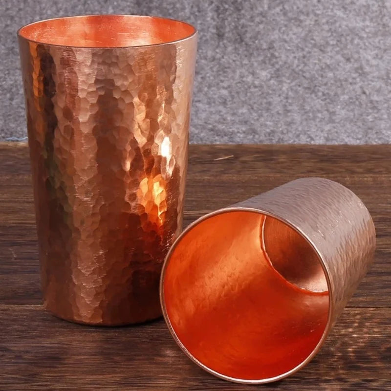 360ml Vintage Hammered Copper Coffee Mug