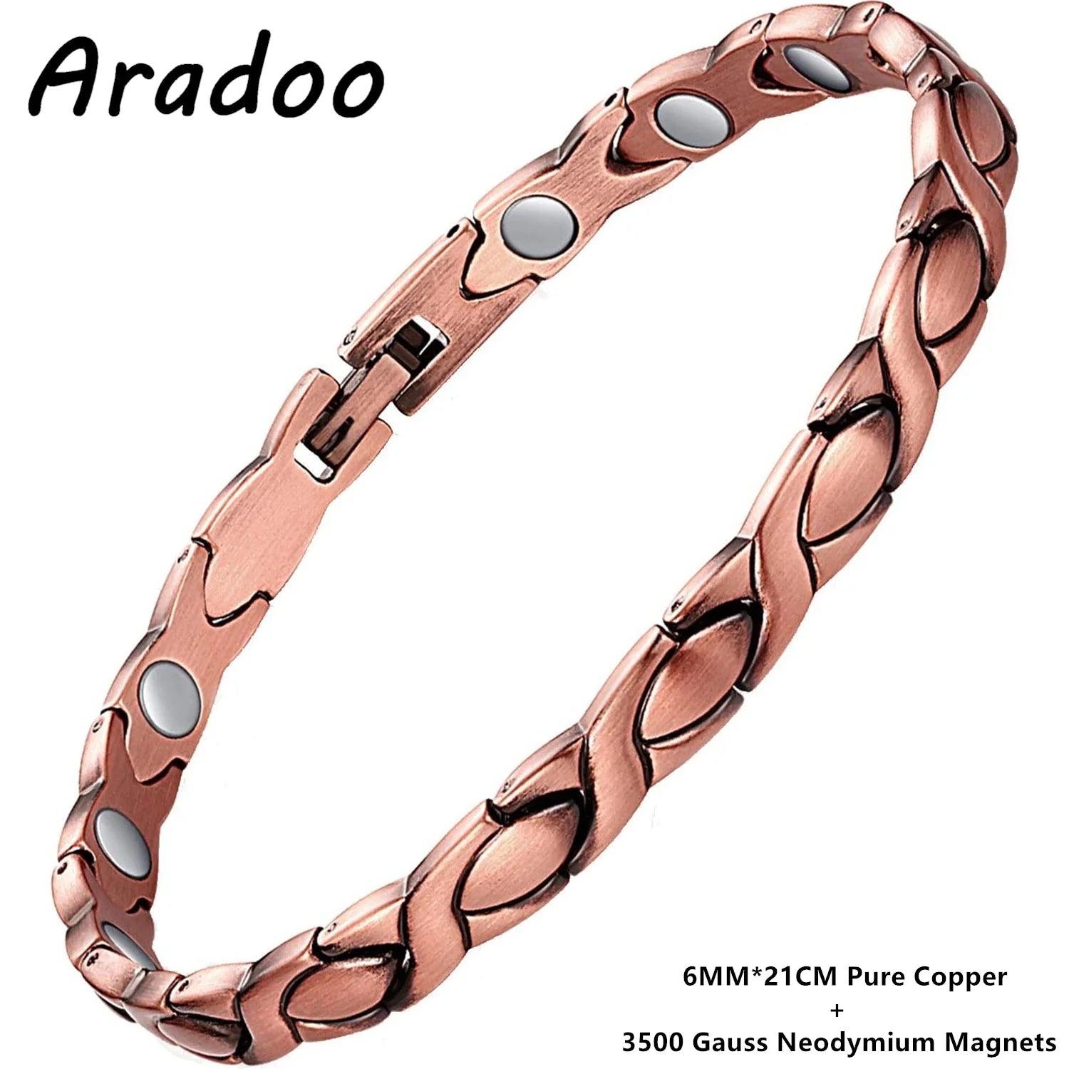 ARADOO Pure Copper Magnetic Bracelet for Women