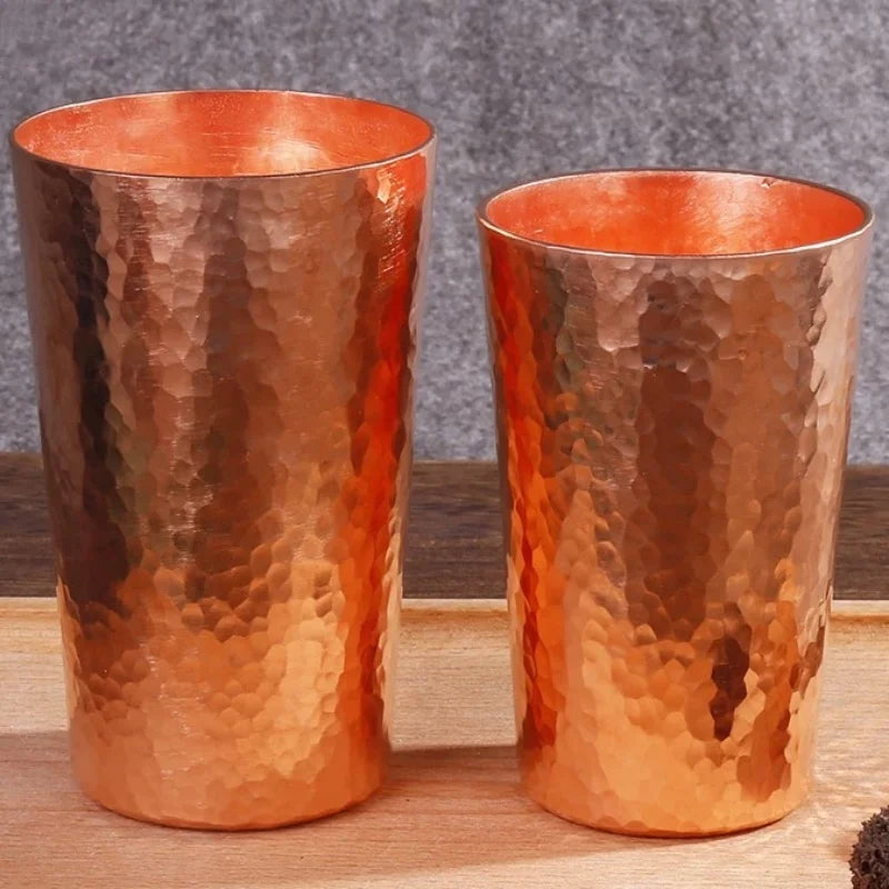 360ml Vintage Hammered Copper Coffee Mug