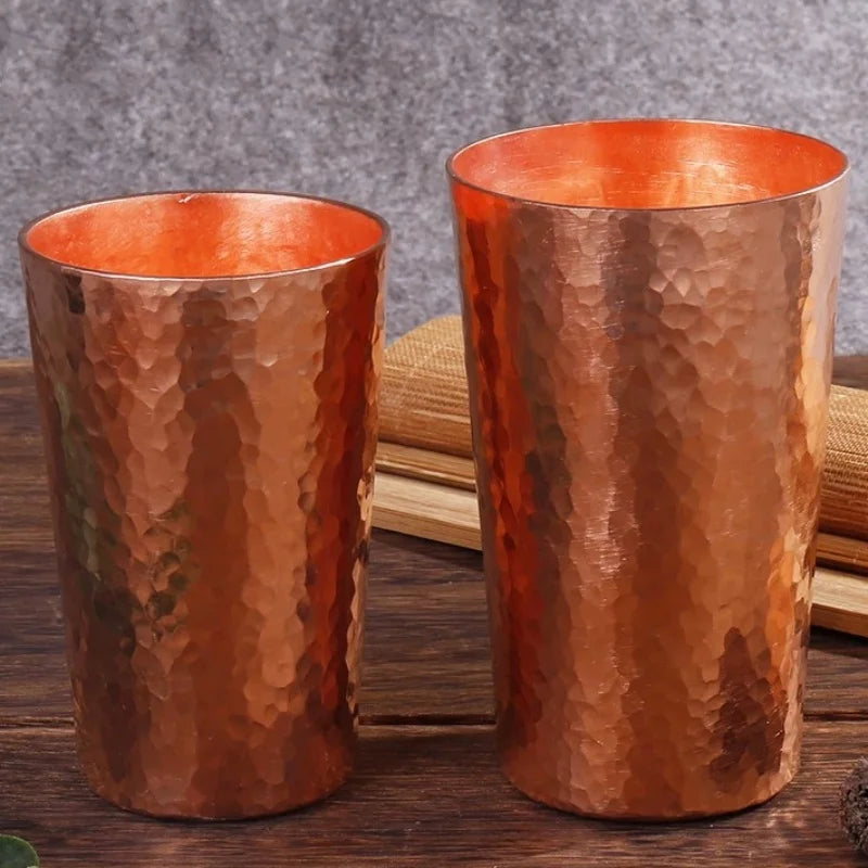 360ml Vintage Hammered Copper Coffee Mug
