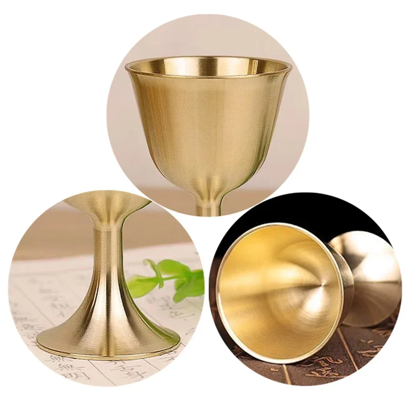 Pure Copper Chalice Wine Goblet