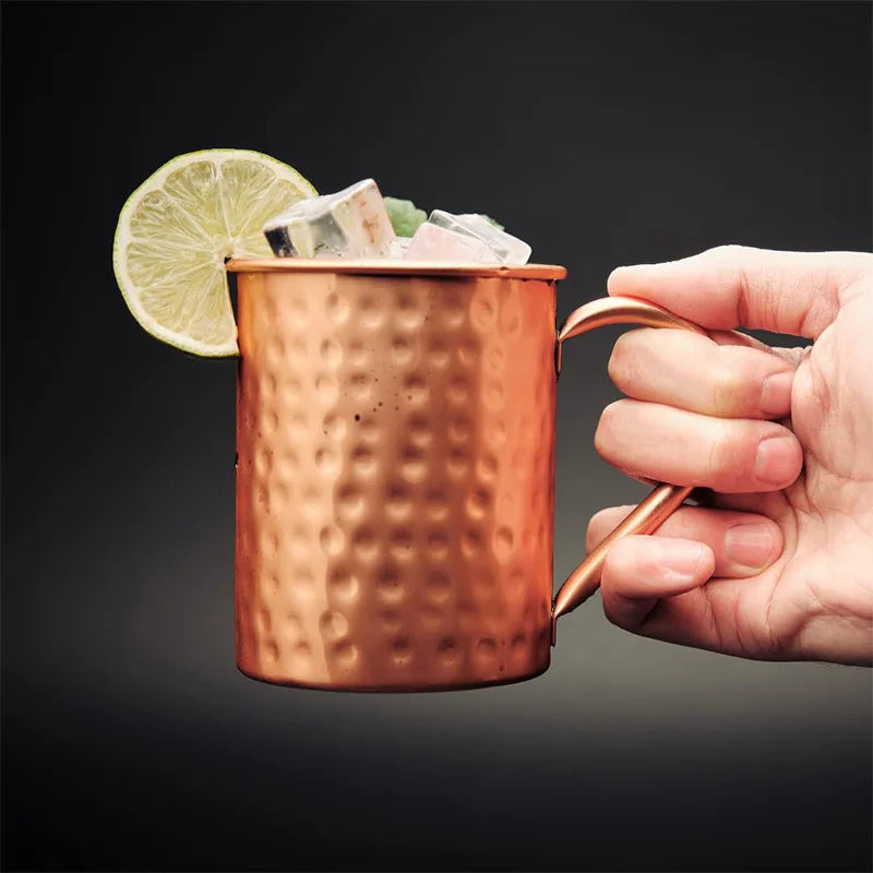 400ml Luxury Hammered Pure Copper Mule Mug