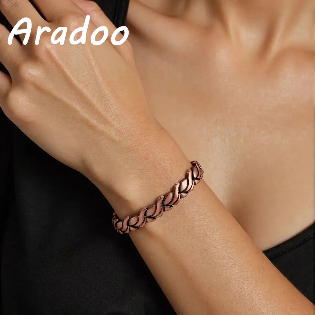ARADOO Pure Copper Magnetic Bracelet for Women