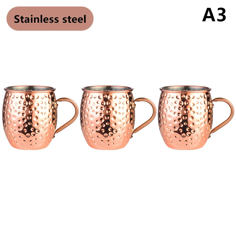 530ml Hammered Copper Moscow Mule Mug