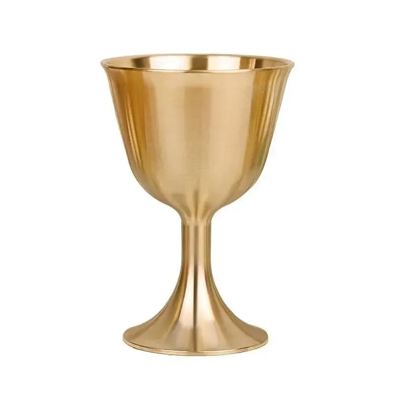 Pure Copper Chalice Wine Goblet