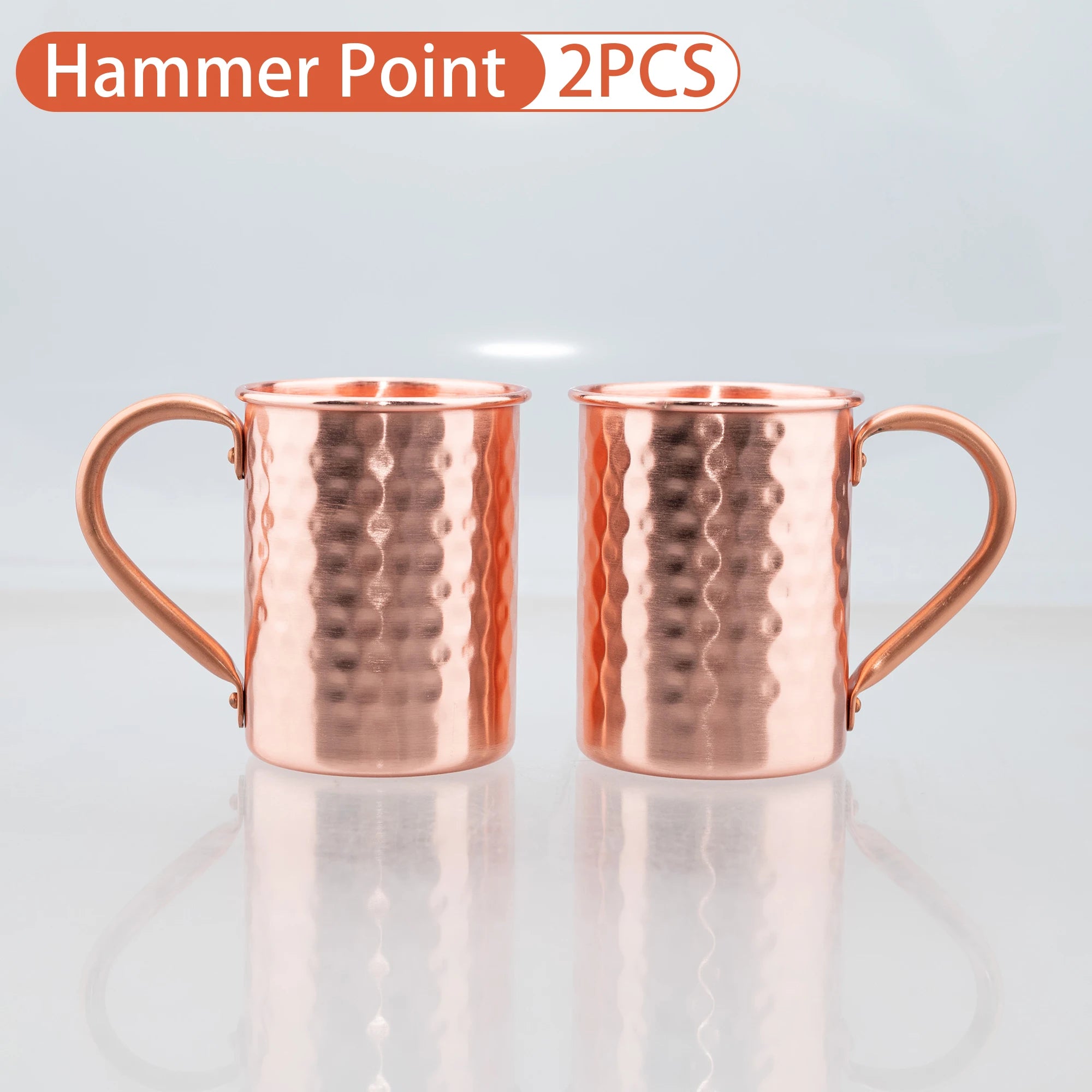 400ml Luxury Hammered Pure Copper Mule Mug