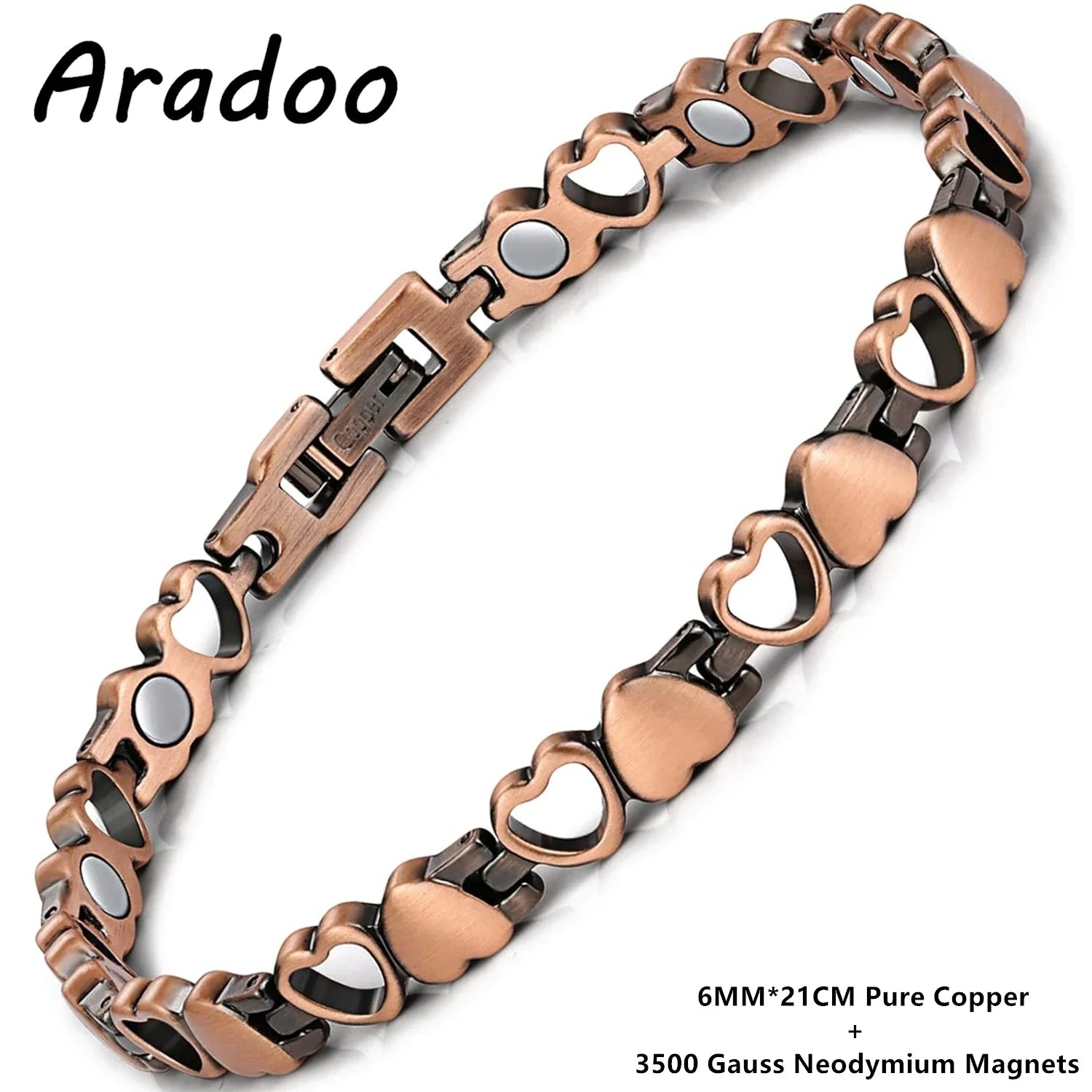 ARADOO Pure Copper Magnetic Bracelet for Women