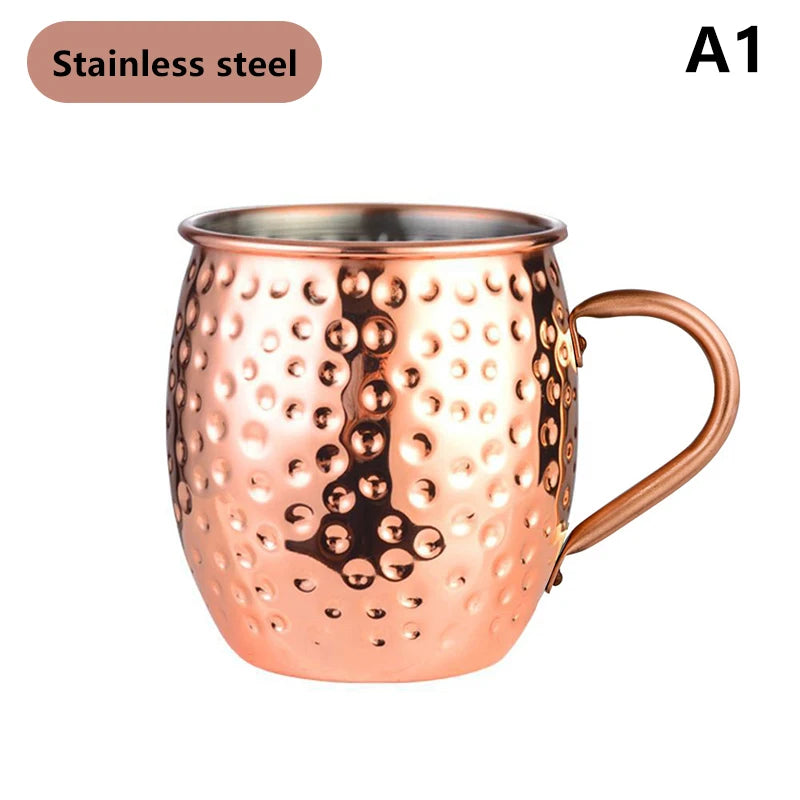 530ml Hammered Copper Moscow Mule Mug