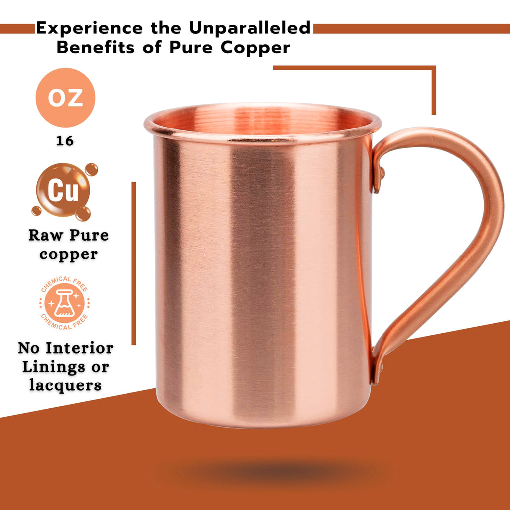 400ml Luxury Hammered Pure Copper Mule Mug