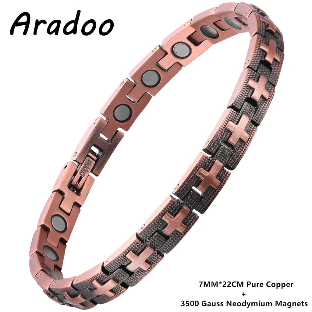 ARADOO Pure Copper Magnetic Bracelet for Women